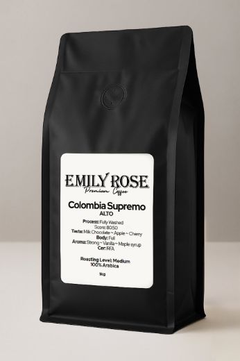 תמונה של קפה קלוי טרי קולומביה סופרימו 100% ערביקה