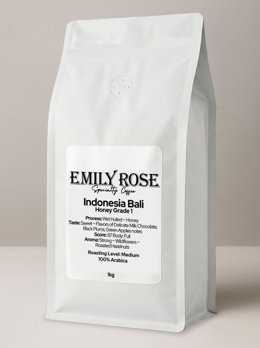 פולי קפה באלי אינדונזיה – Honey + Wet Hulled